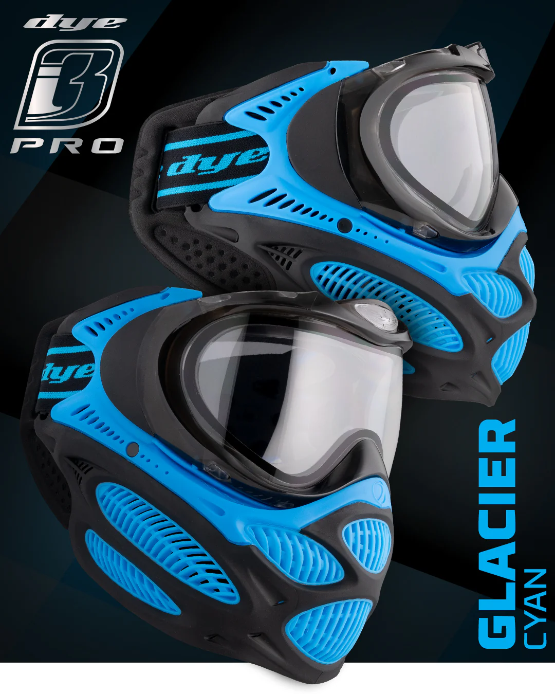 DYE i3 PRO GOGGLE - GLACIER CYAN - Image 4