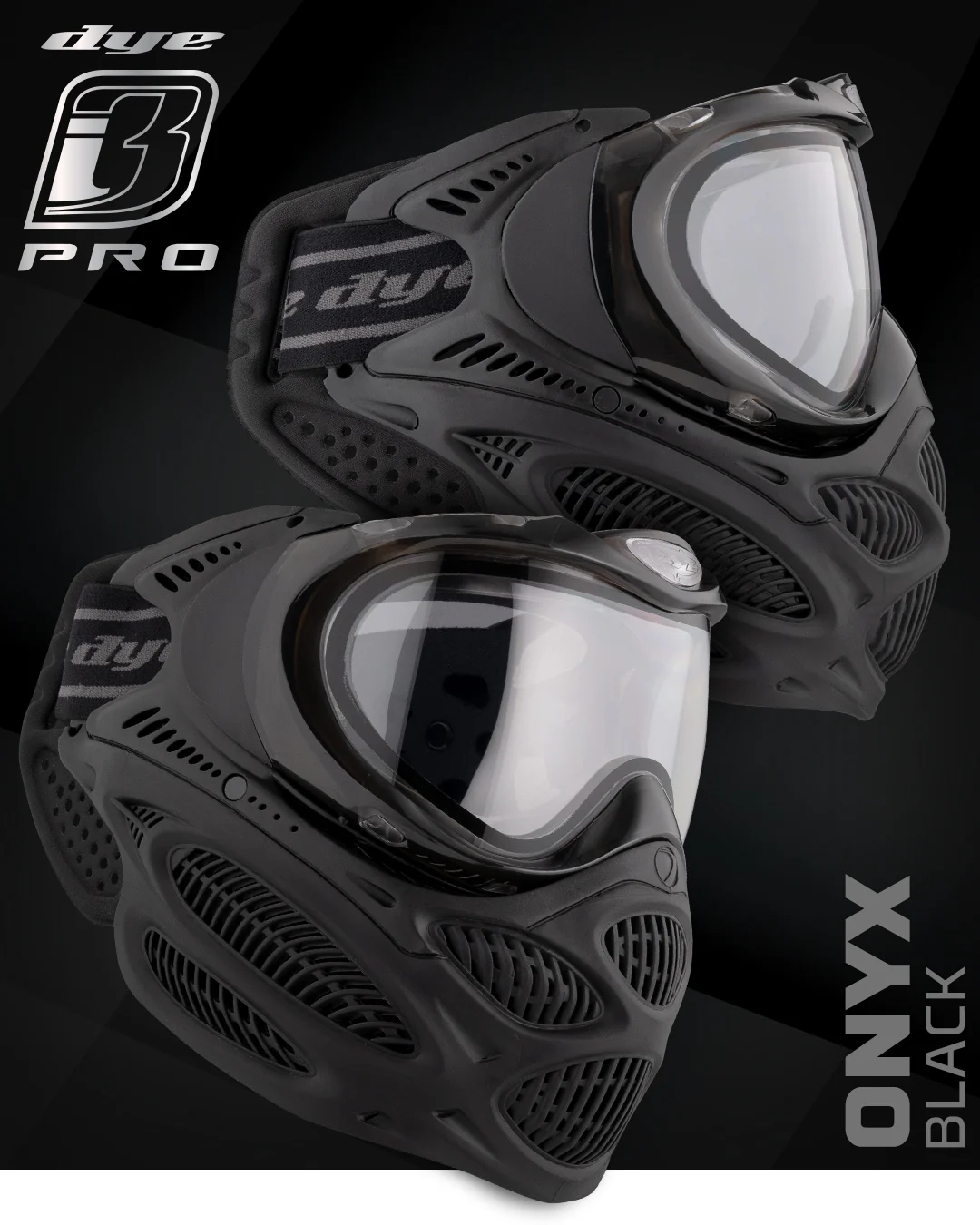 DYE i3 PRO GOGGLE - ONYX BLACK - Image 4