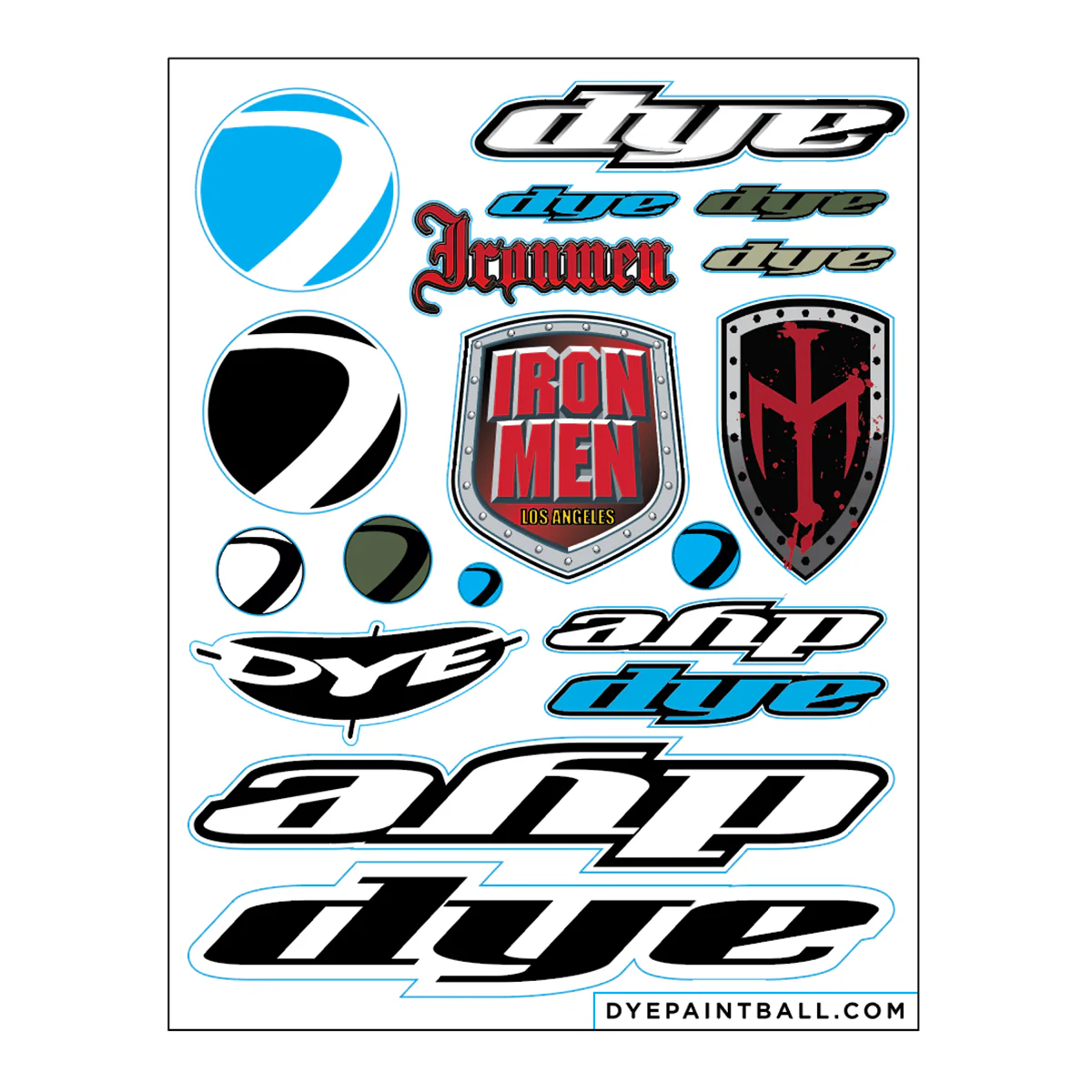DYE Sticker Sheet 21+
