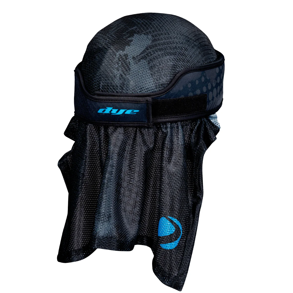 DYE X HALO - HEAD WRAP - CONCEPT BLACK/CYAN - Image 2