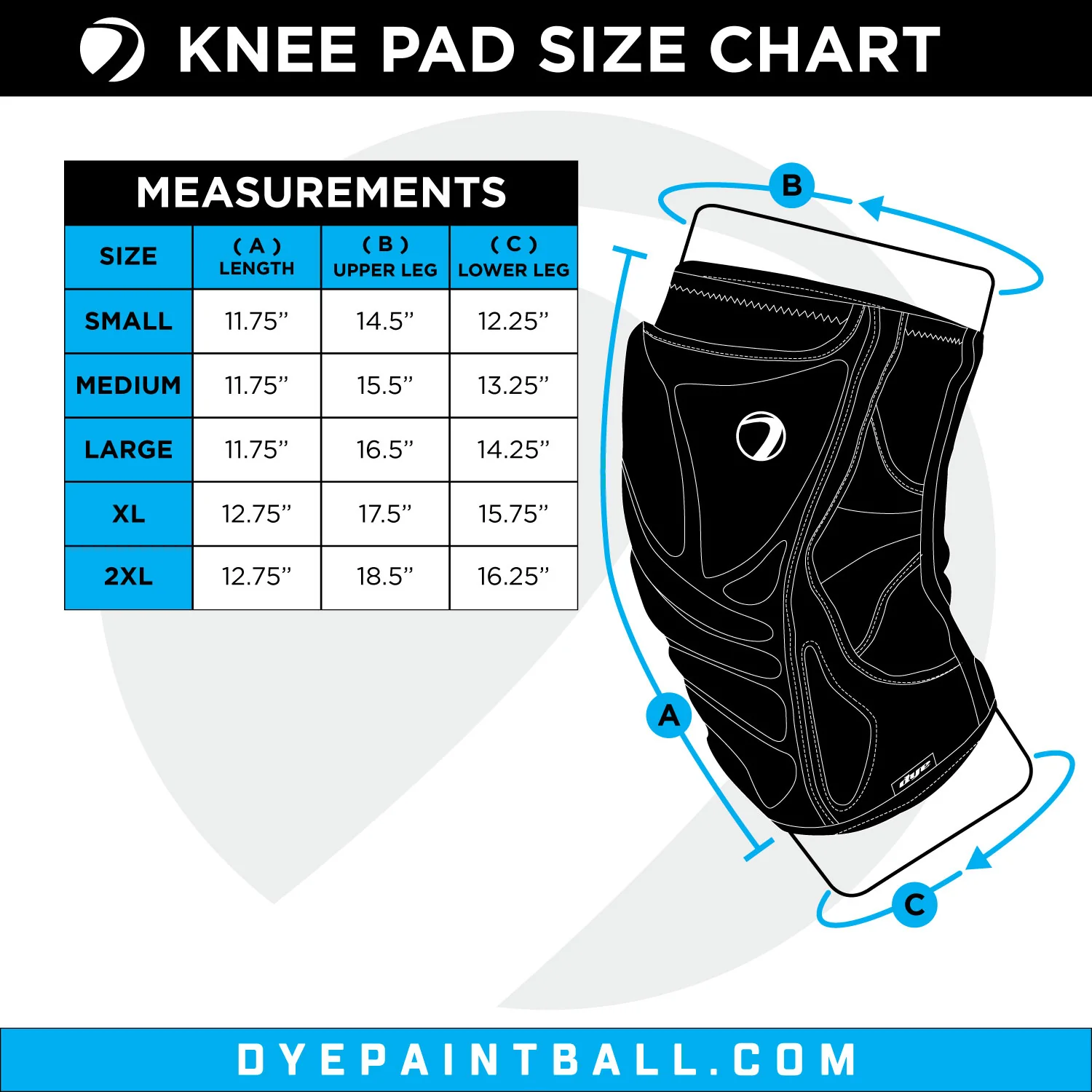 Performance Knee Pads - Dyecam Cyan - Image 7