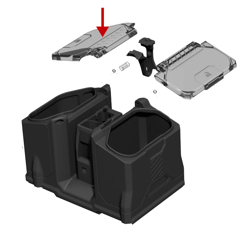 Box Rotor Lid - Olive (Left)
