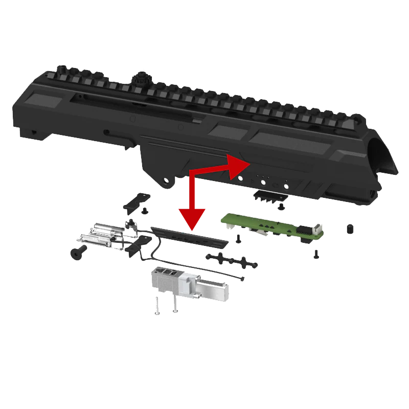 DAM Side Body Logo Plate - Black (Pair, Left & Right)